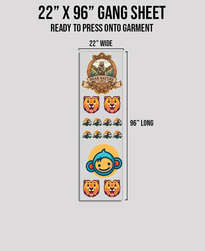 22" DTF Gang Sheet (San Diego, CA)