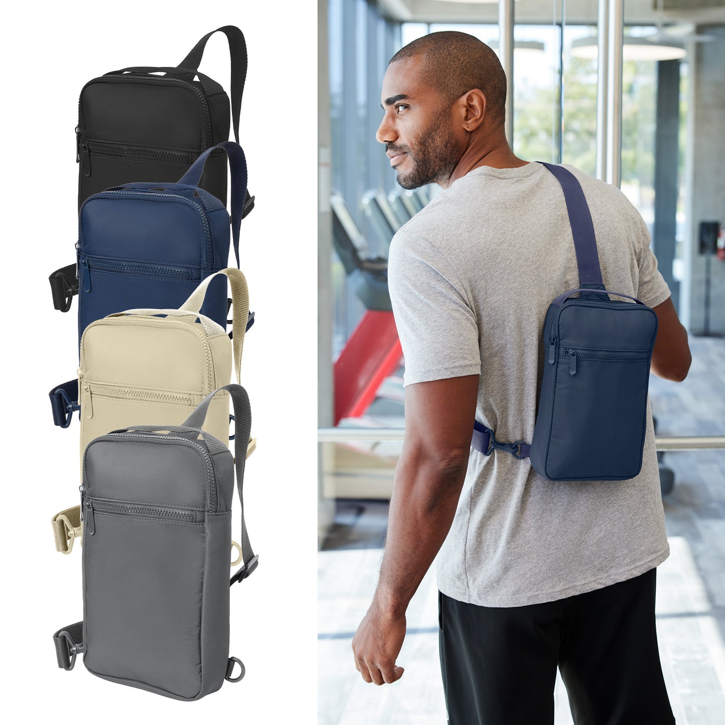 Custom Printed Port Authority® Matte Sling Bag (BG935)
