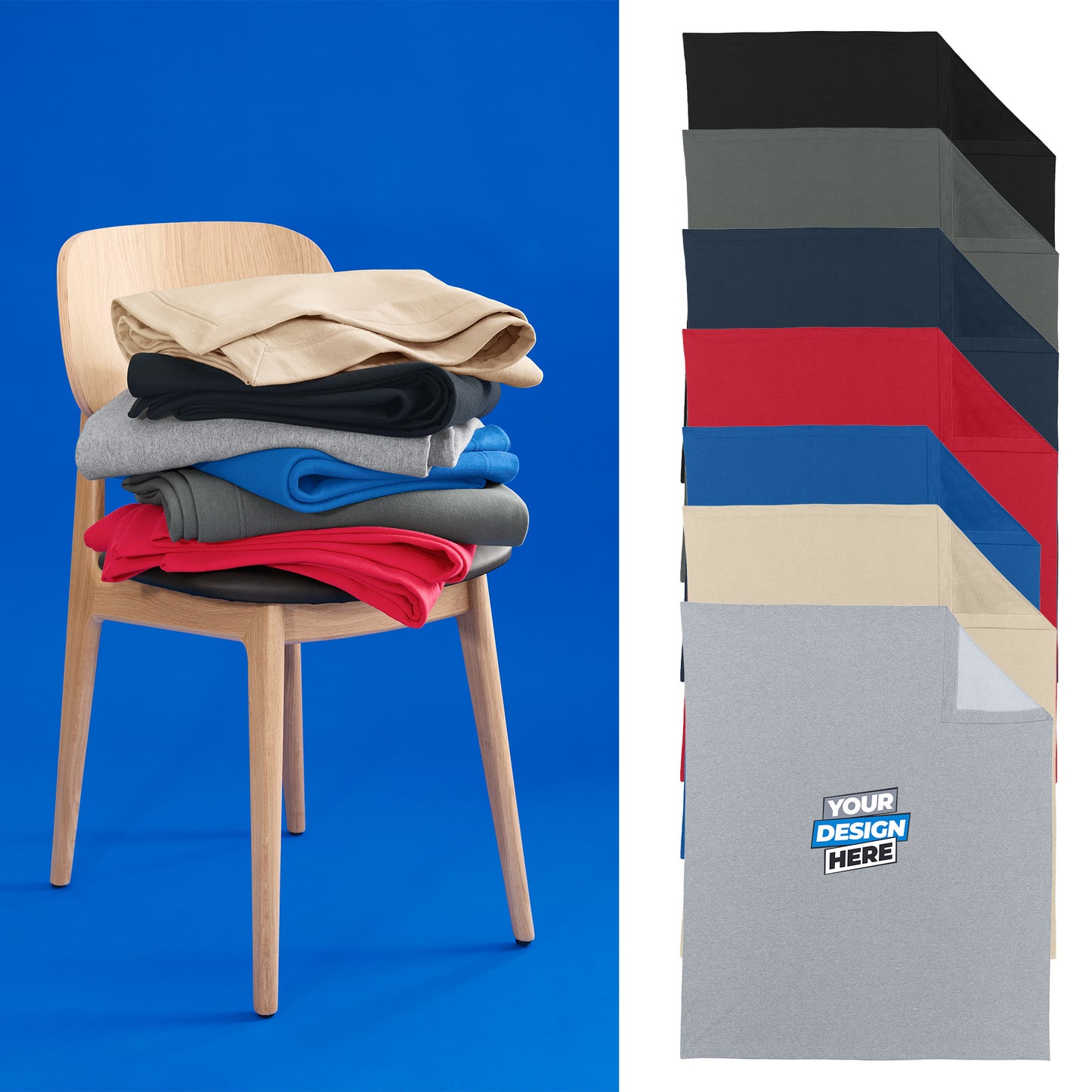 Custom Printed Gildan® Heavy Blend™ Fleece Stadium Blanket (18900)