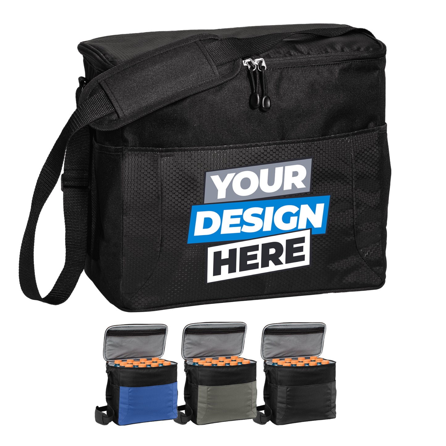Custom Printed 24-Can Cube Cooler Port Authority® (BG514)