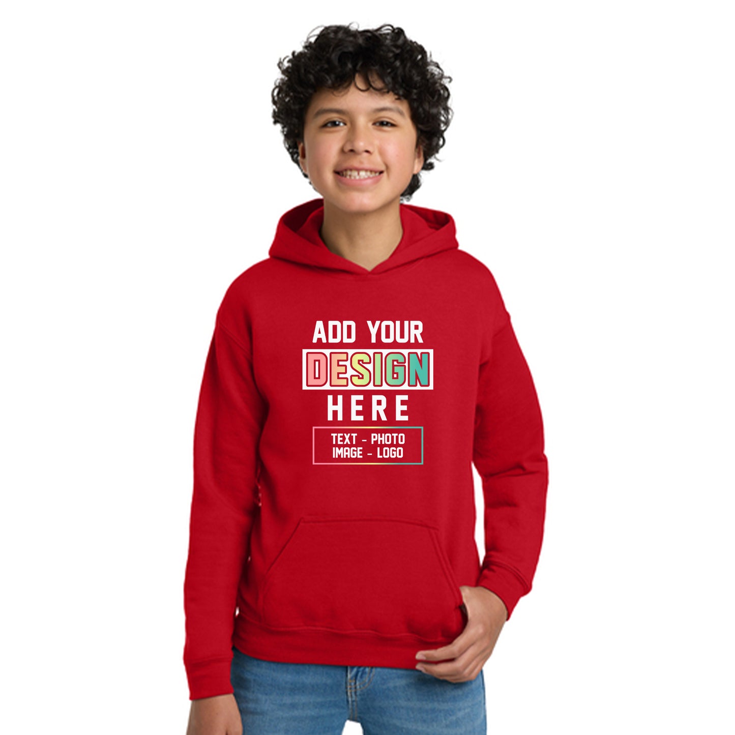Unisex Youth Heavy Blend™ Hooded Sweatshirt - Gildan (18500B)