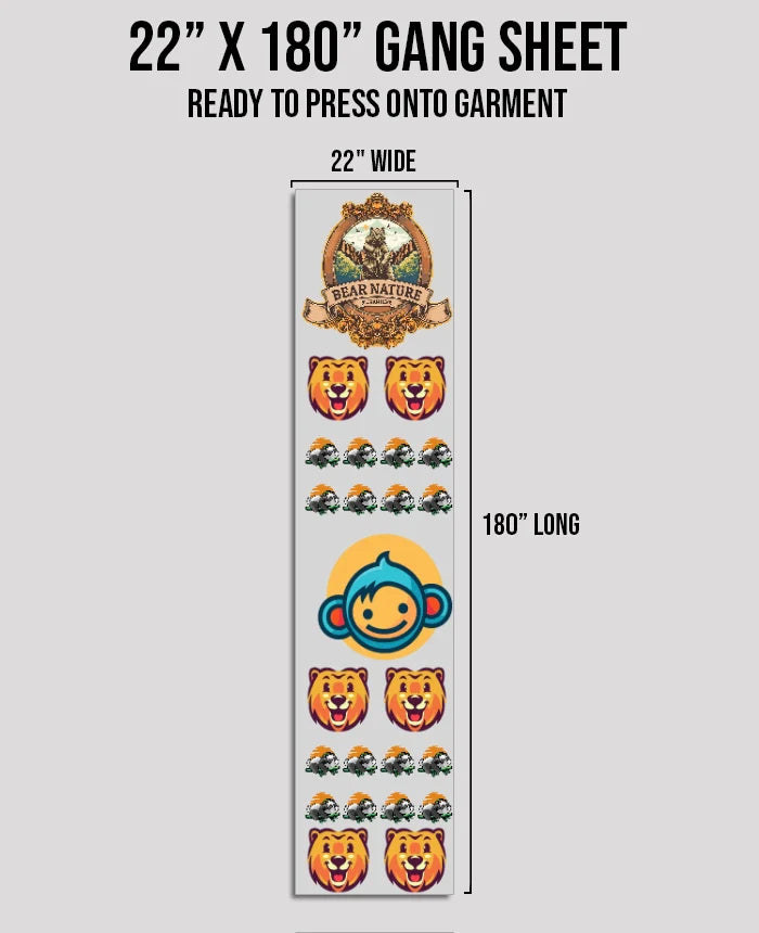 22" DTF Gang Sheet (San Diego, CA)