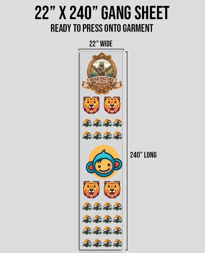 22" DTF Gang Sheet (San Diego, CA)