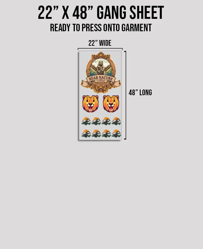 22" DTF Gang Sheet (San Diego, CA)