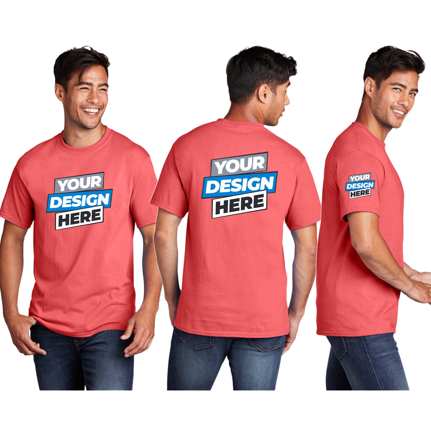 Unisex Adult Core Cotton Tee - Port & Company® (PC54)
