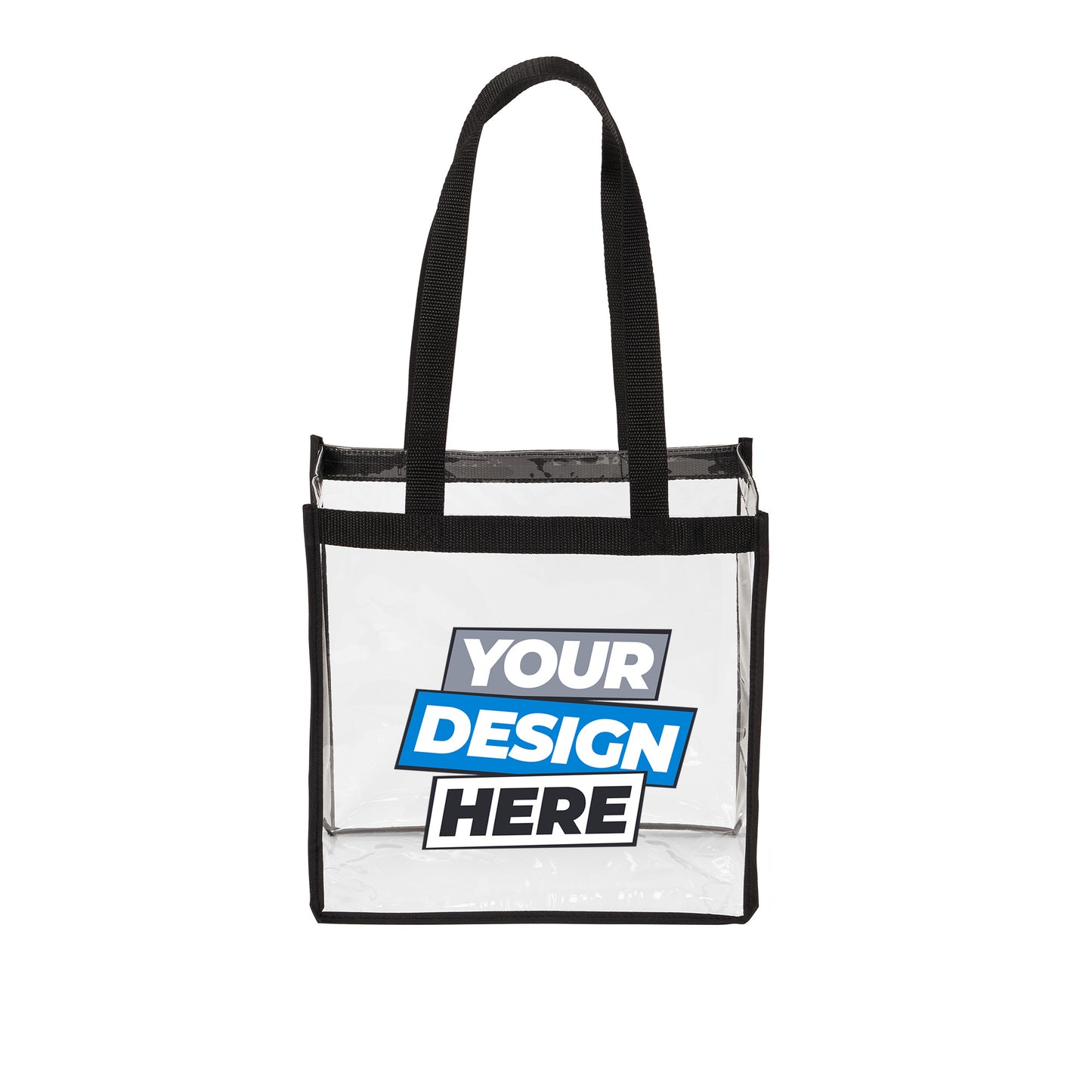 Custom Printed Port Authority ® Clear Stadium Tote(BG430)