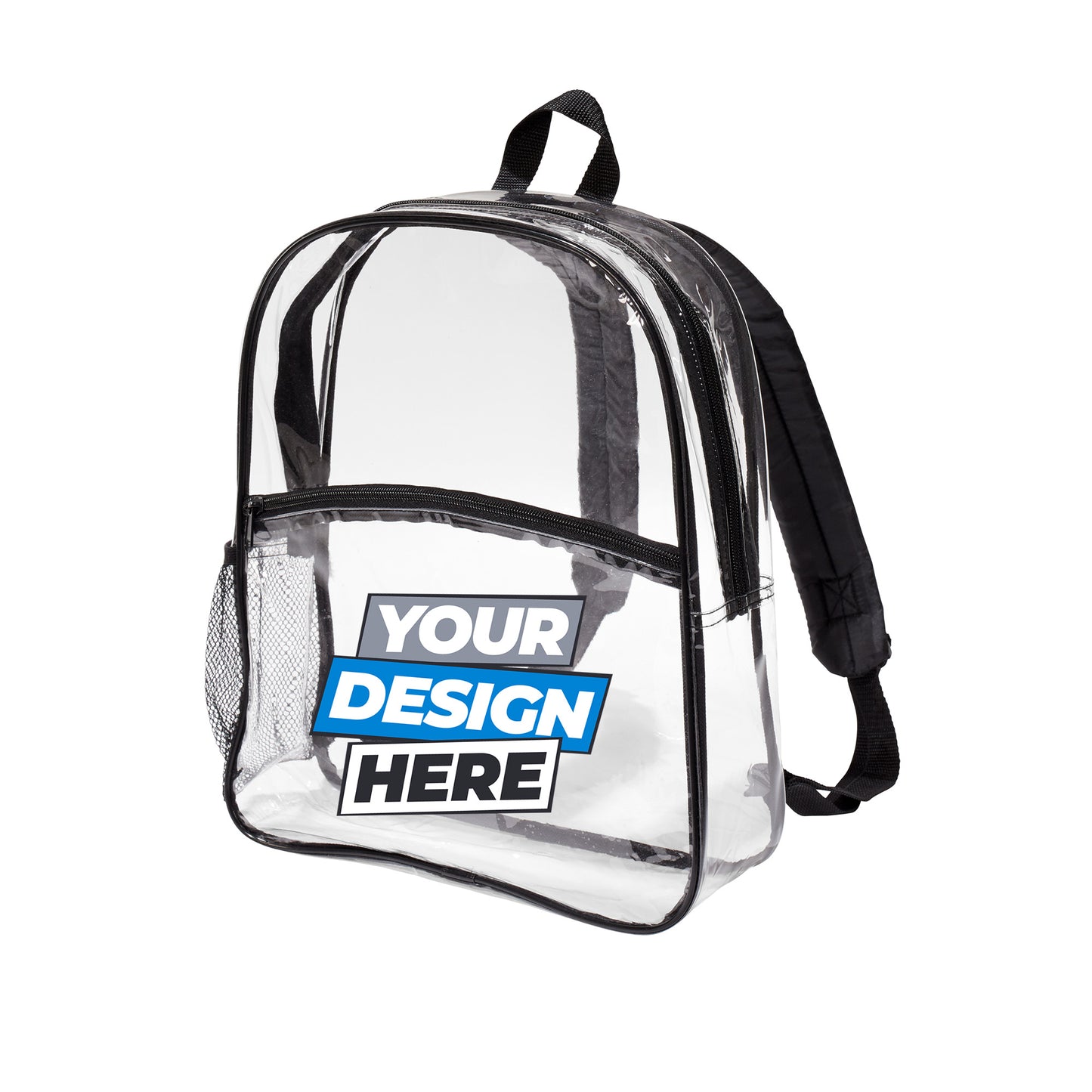 Custom Printed Port Authority ® Clear Backpack, Stadium Approved, Adjustable Strap (BG230)