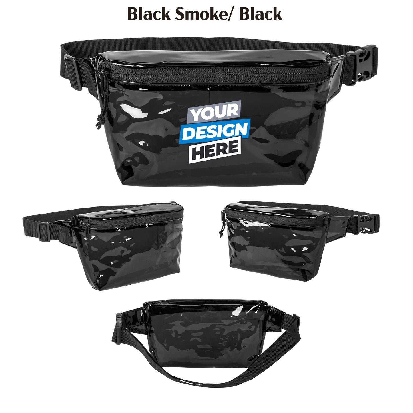 Custom Printed Port Authority® Clear Hip Pack, Stadium Approved, Adjustable Strap(BG930)
