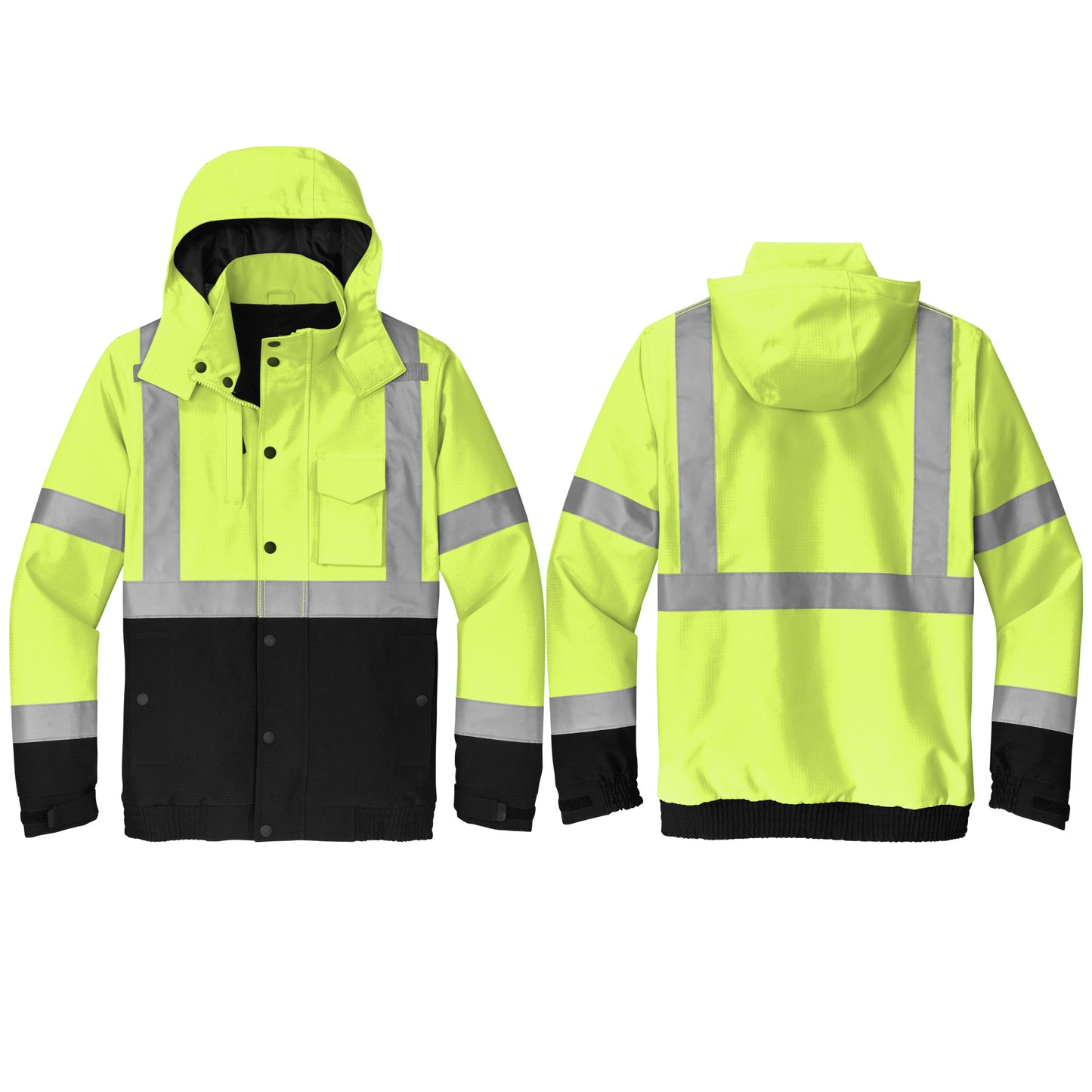 CornerStone® ANSI 107 Class 3 Waterproof Insulated Ripstop Bomber Jacket (CSJ501)