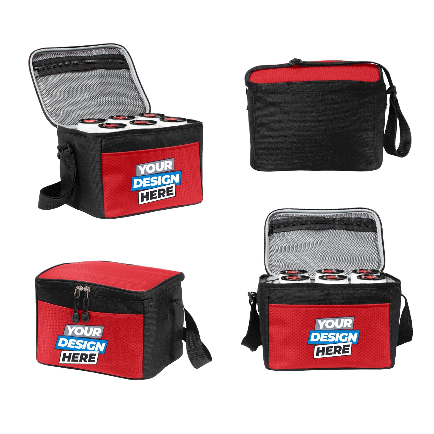 Custom Printed 6-Can Cube CoolerPort Authority® (BG512)