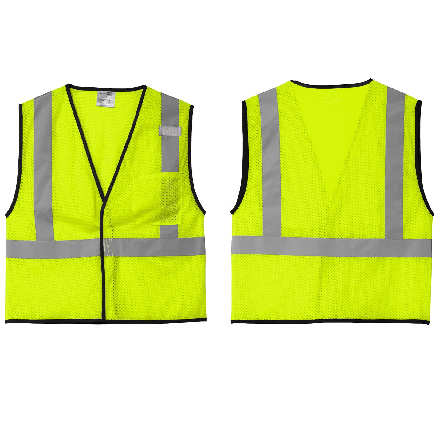 CornerStone® ANSI 107 Class 2 Economy Mesh One-Pocket Vest (CSV100)