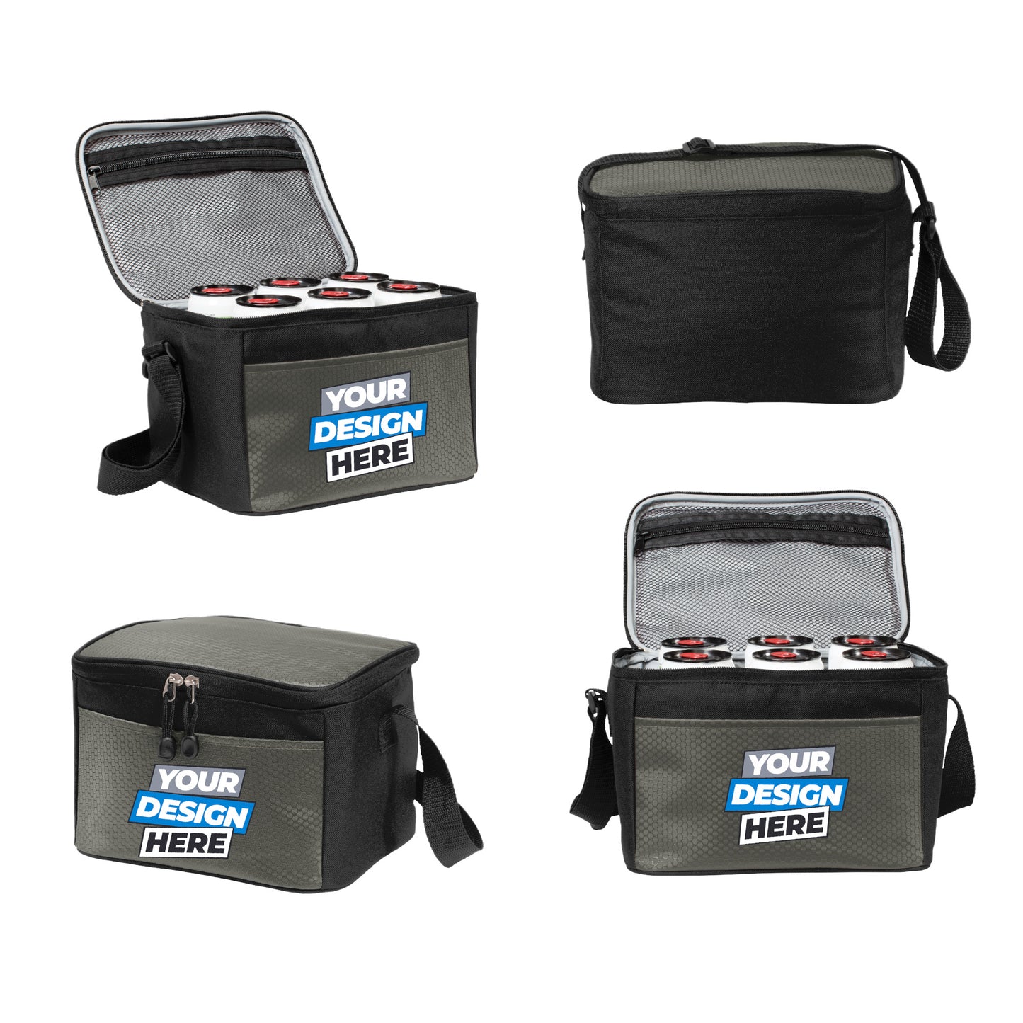 Custom Printed 6-Can Cube CoolerPort Authority® (BG512)