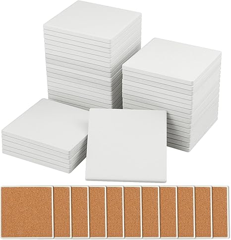 Custom Printed 4 Inch Square Ceramic Coasters (CC102)