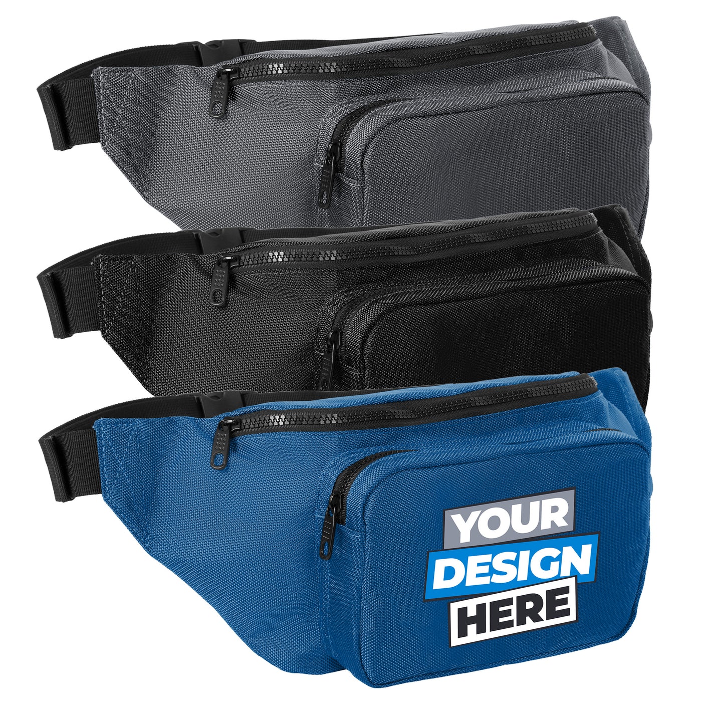 Custom Printed Port Authority® Large Crossbody Hip Pack (BG919)