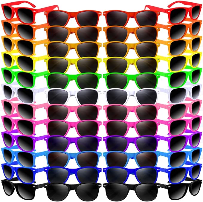 Neon Sunglasses Pack, Birthday, Party, Wedding 72pcs Pack