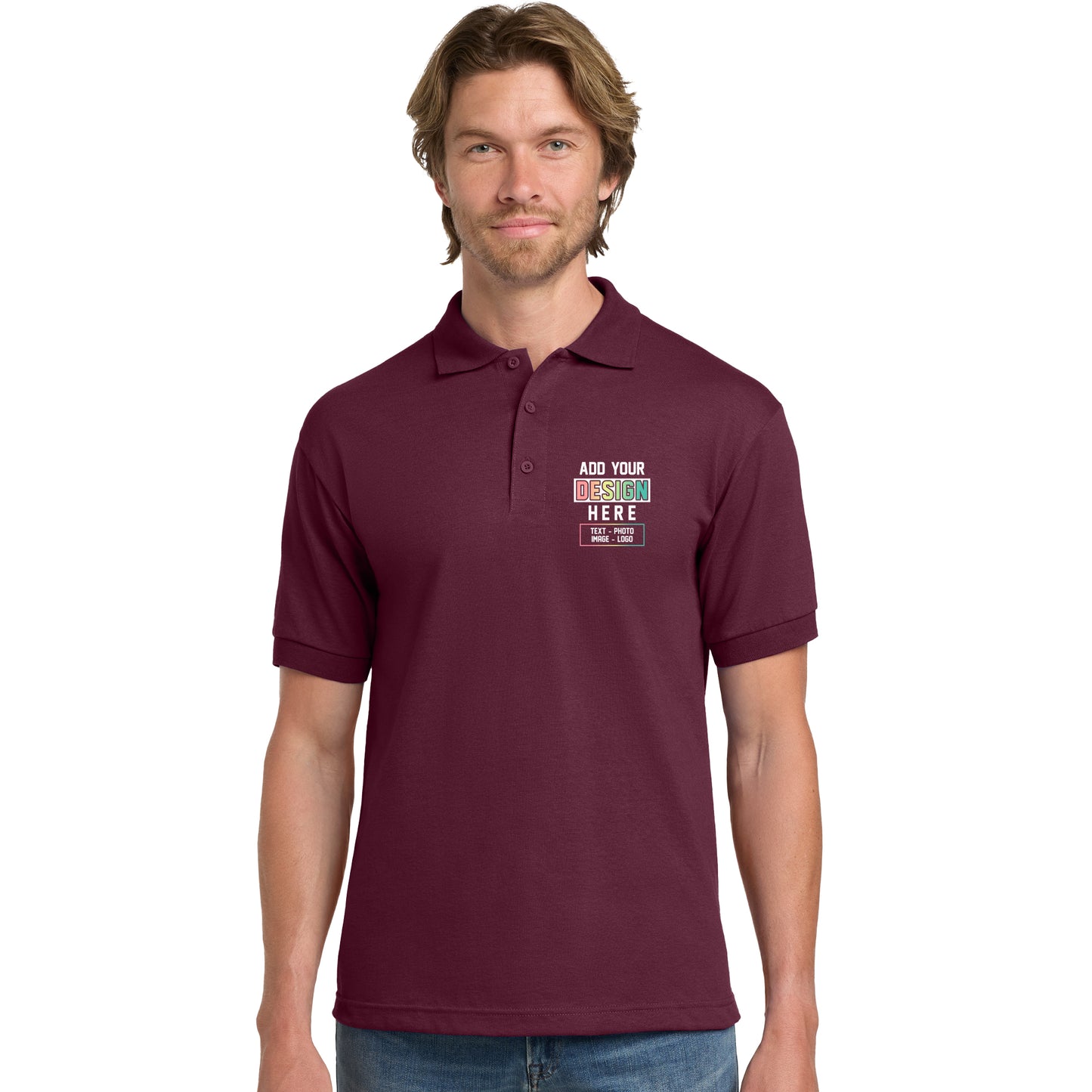 DryBlend® 6-Ounce Jersey Knit Sport Shirt Gildan® (8800)