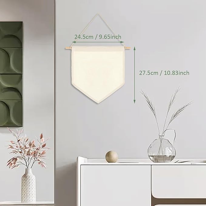Canvas Banners With Wooden Dowel (TS101)