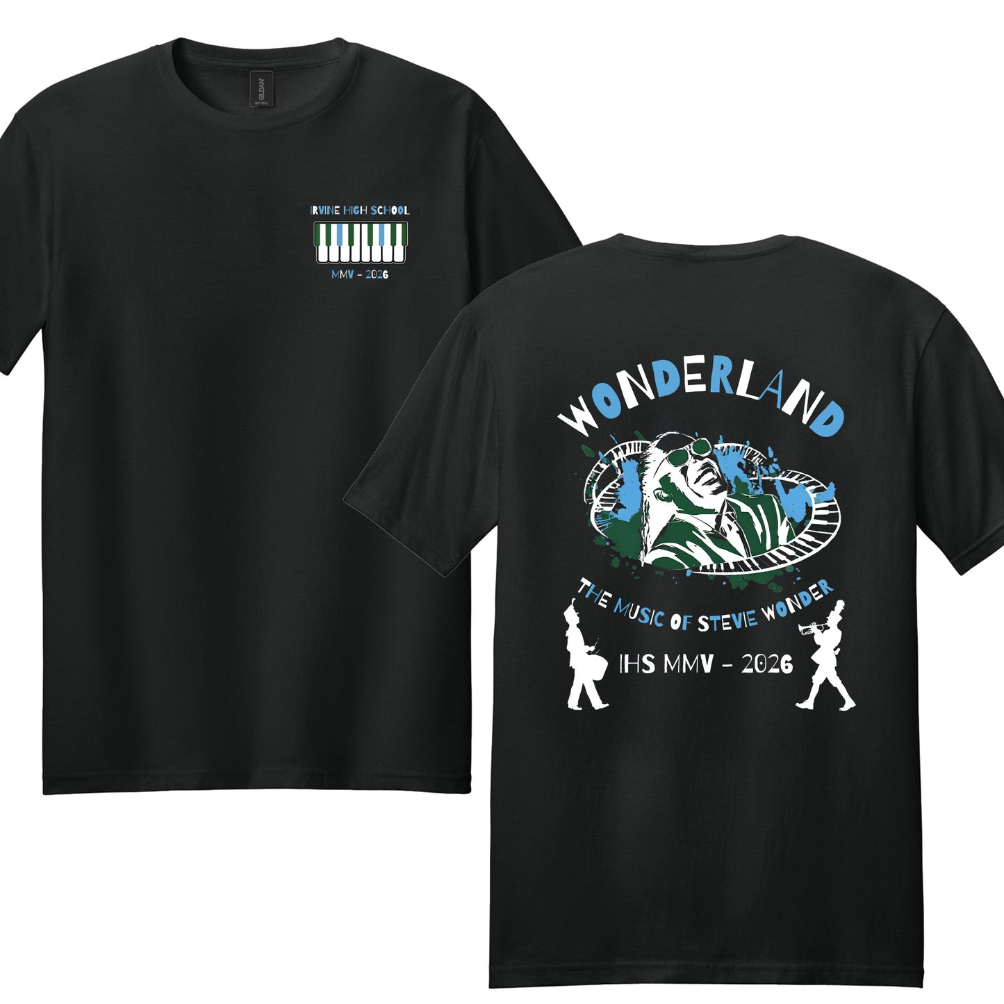 Irvine High School Wonderland The Music Of Stevie Wonder T-Shirt