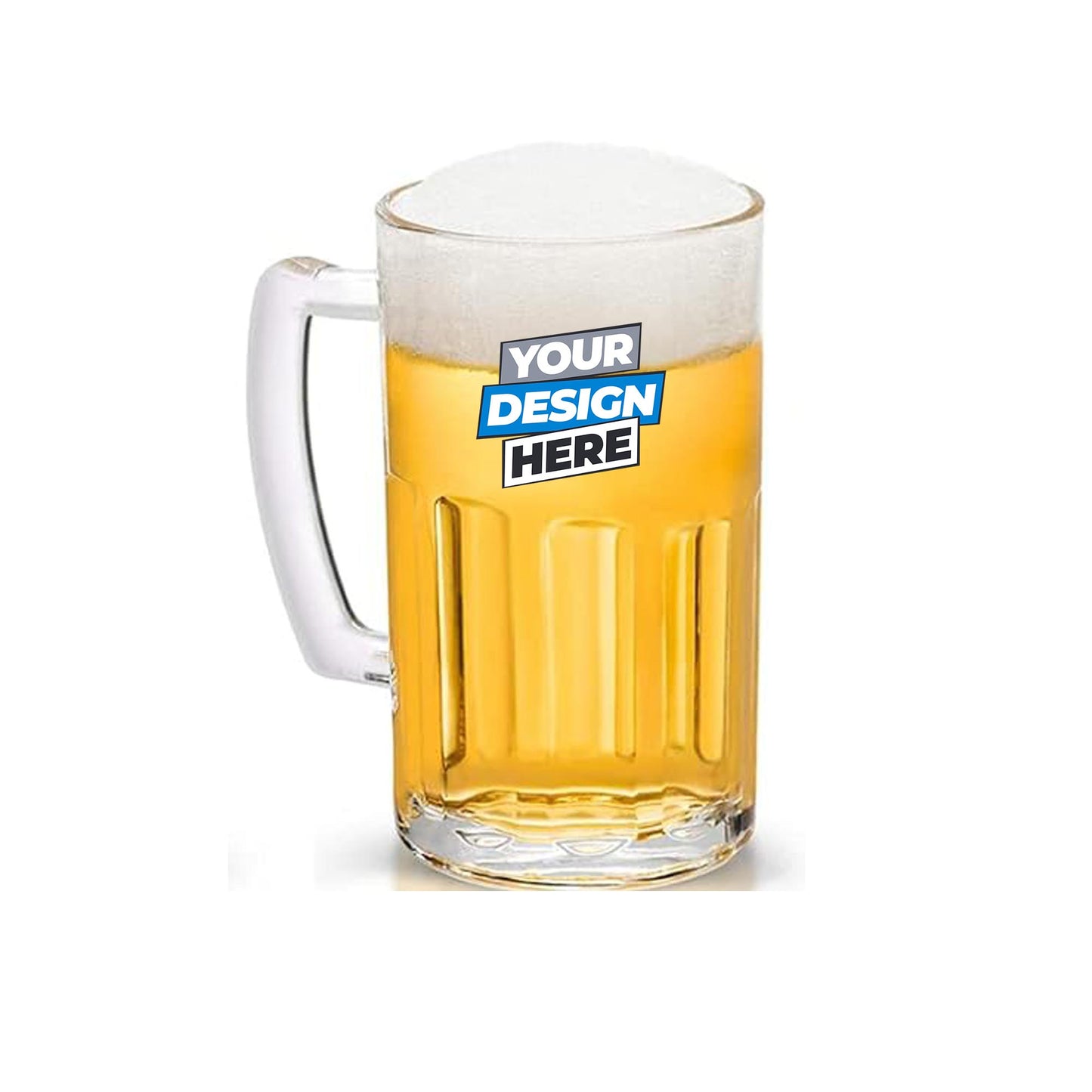 Custom Printed 20oz Beer Glass With Handle (CM117)