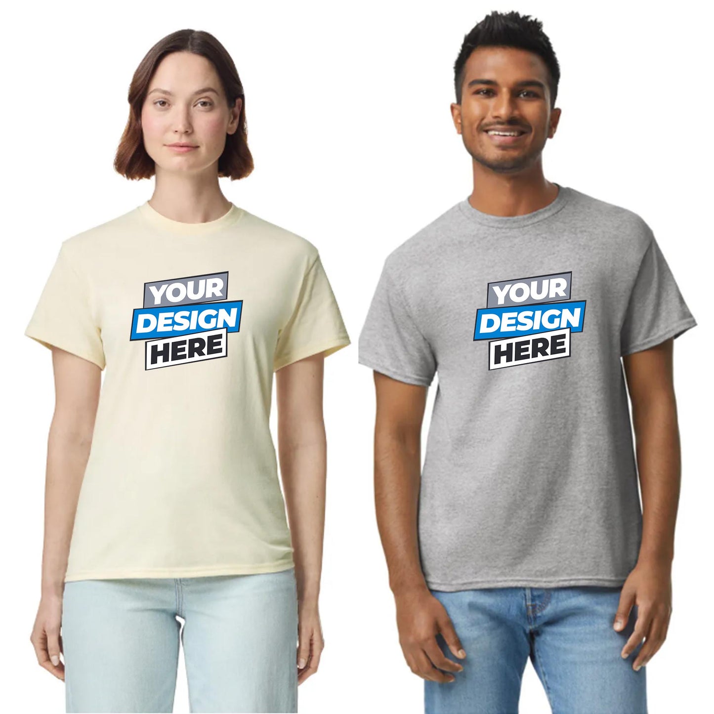 Screen Printed Shirts, 100% Heavy Cotton™, Unisex Gildan (5000)