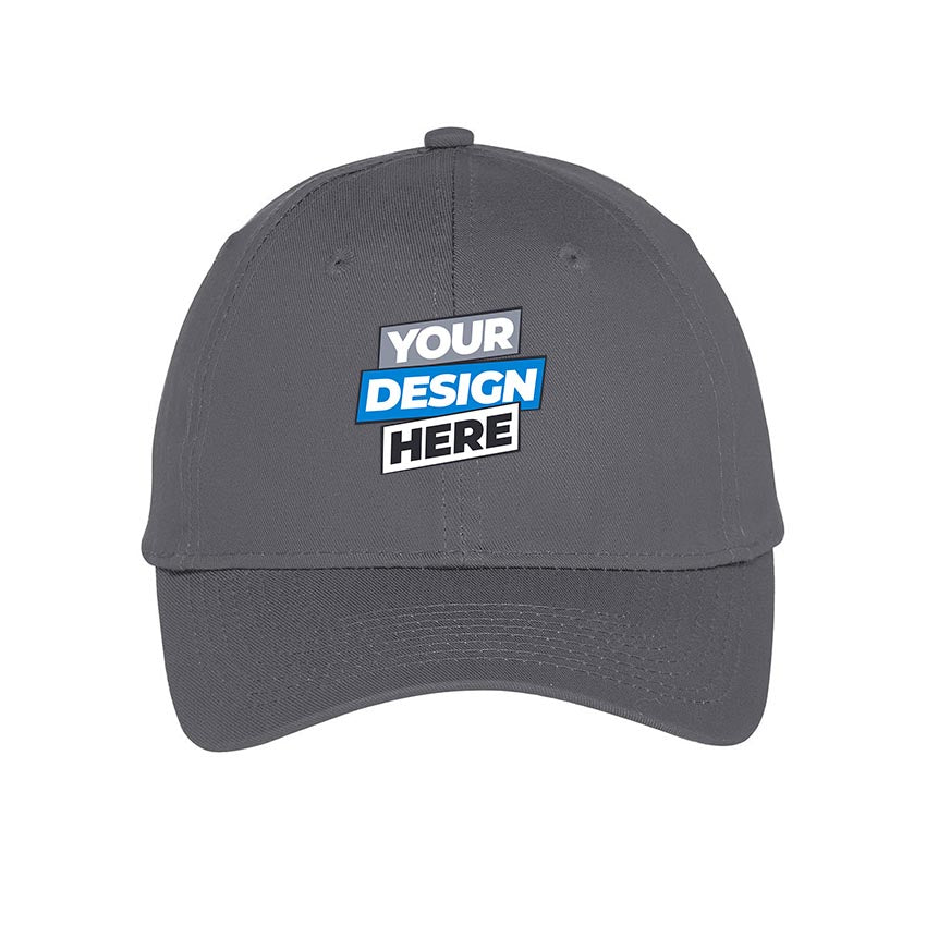 Custom Embroidered Six-Panel Unstructured Twill Cap Port & Company® (C914)