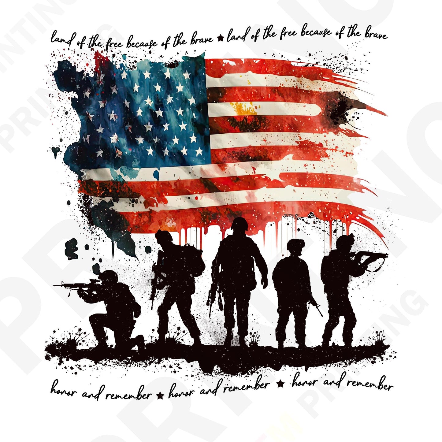 Retro 4th of July DTF Transfer Film