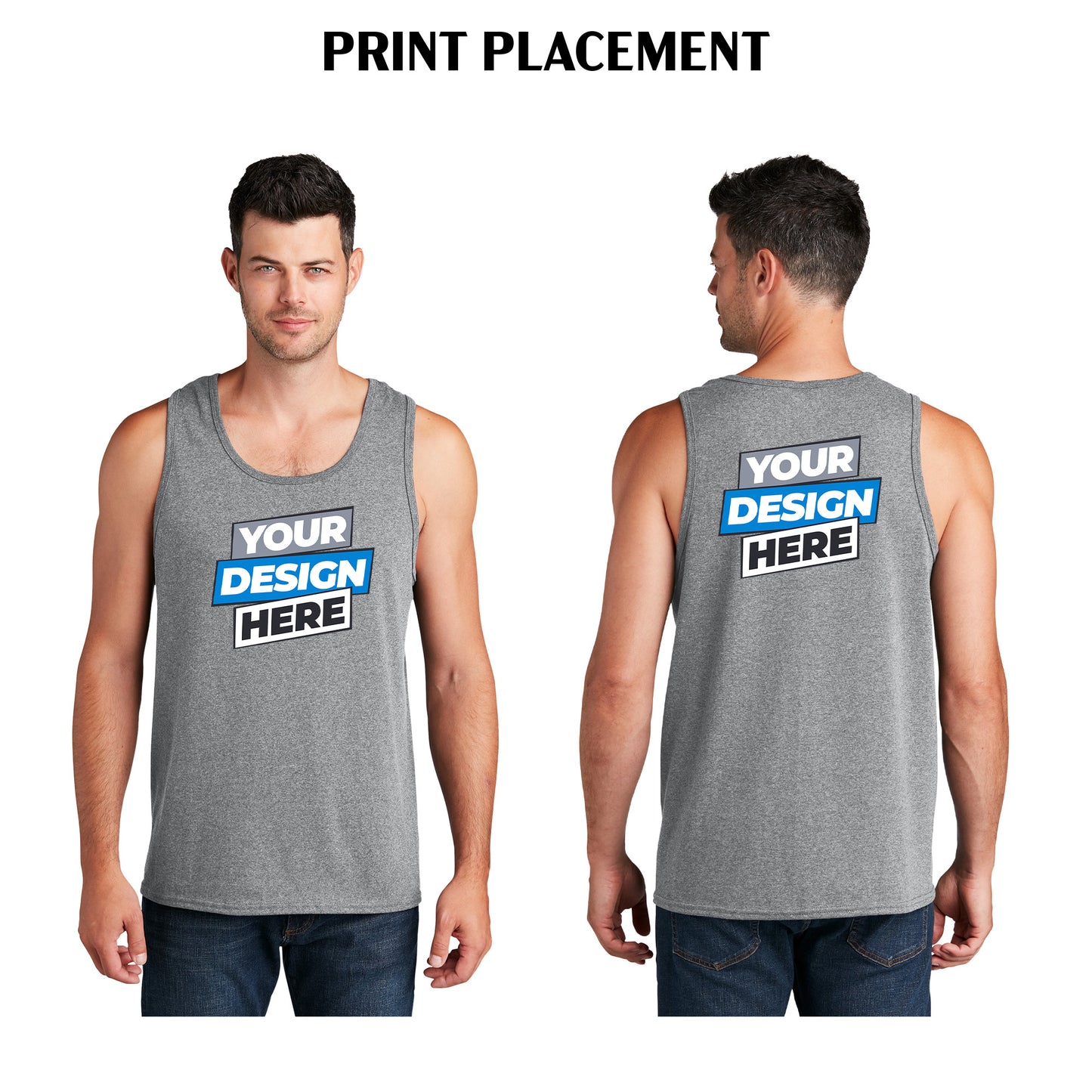 Men's Core Cotton Tank Top 100% cotton - Port & Company® (PC54TT)