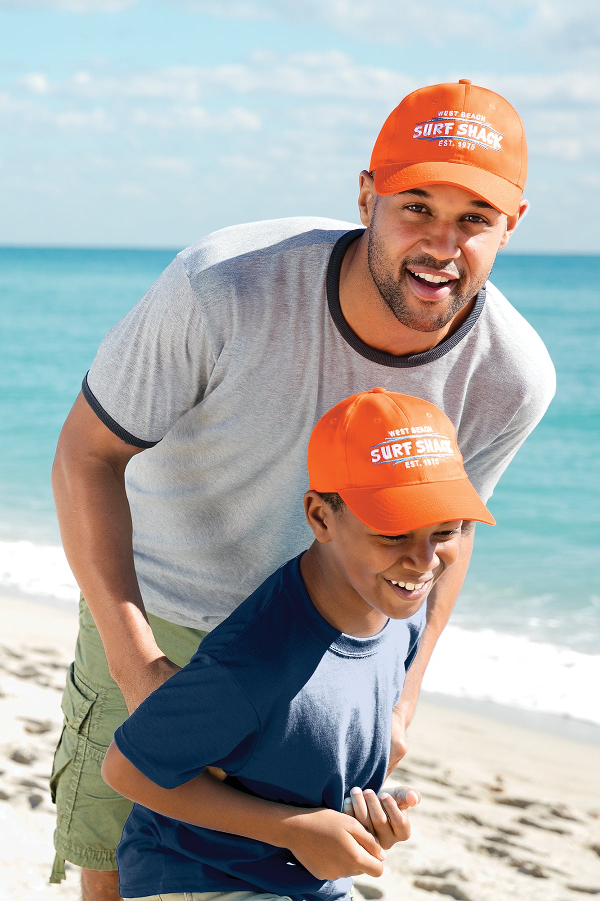 Custom Printed Six-Panel Unstructured Twill Cap Port & Company® (C914)