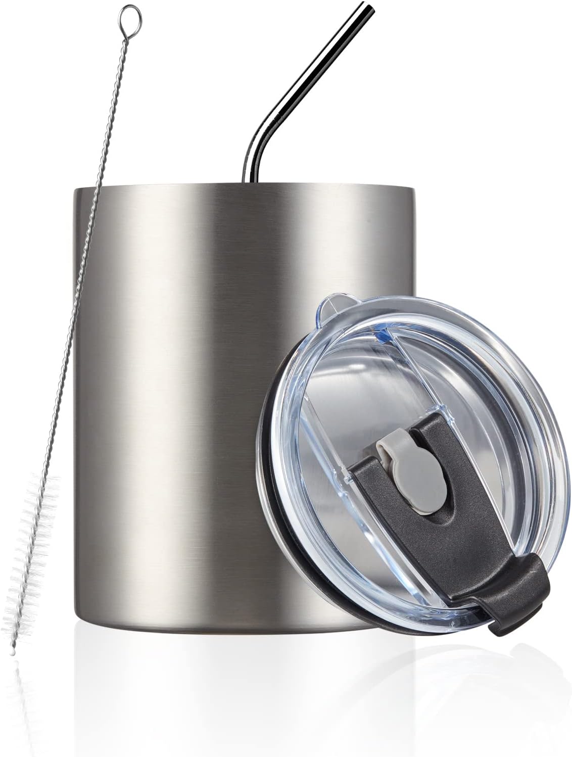 Custom Printed Stainless Steel Multicolor Mug With Straw and Lid (CM108)