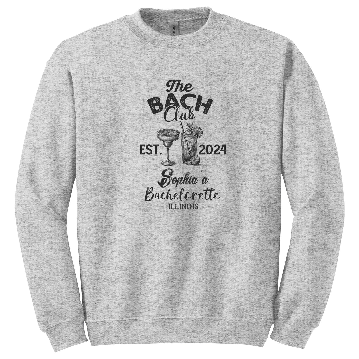 The Bach Club Personalized Bachelorette DTF Transfer