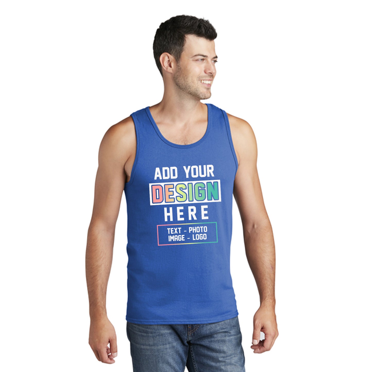 Men's Core Cotton Tank Top 100% cotton - Port & Company® (PC54TT)