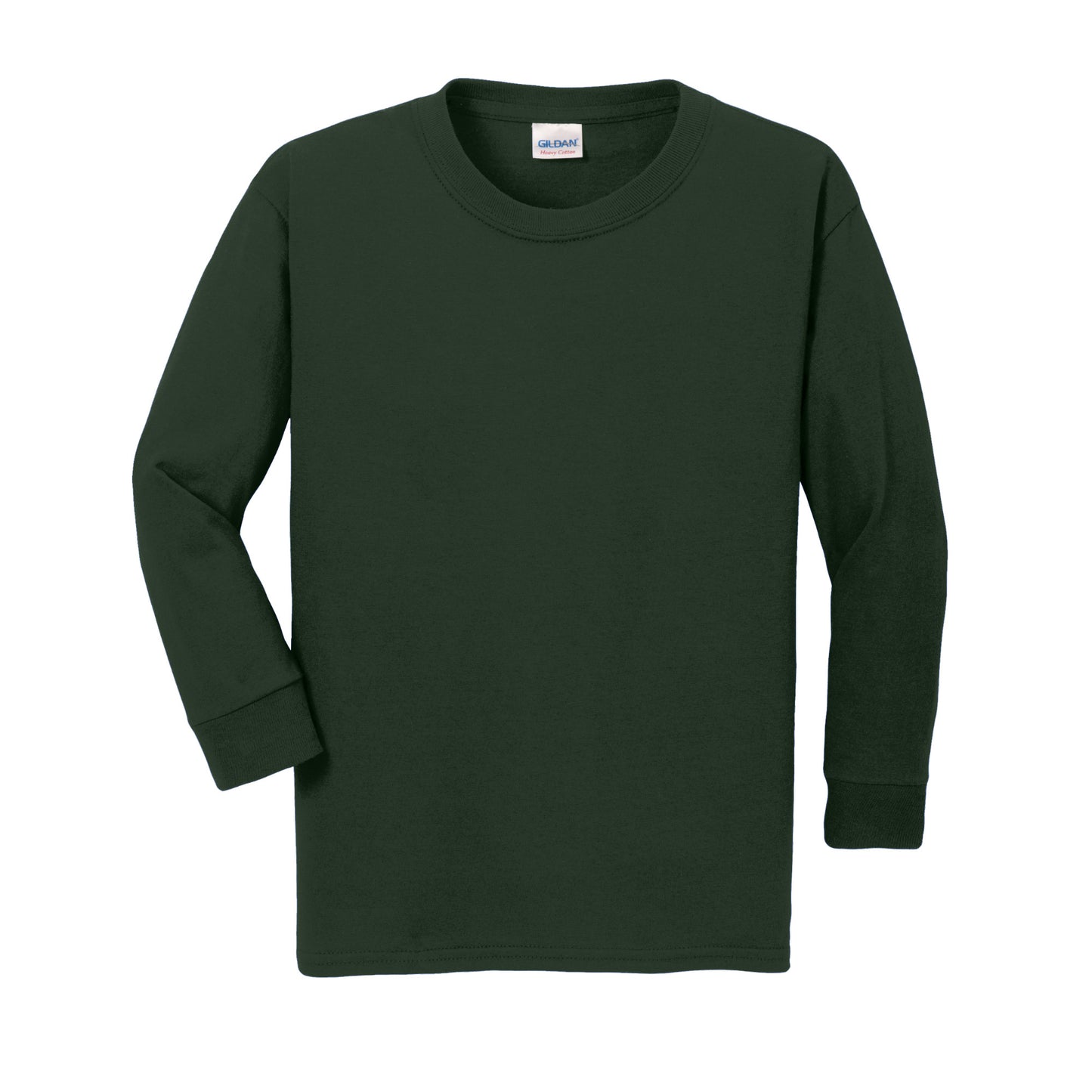 Youth Long Sleeve Tee 100% Cotton - Gildan Heavy Cotton® (5400B)