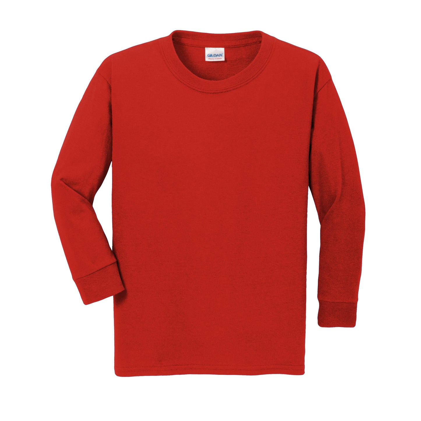 Youth Long Sleeve Tee 100% Cotton - Gildan Heavy Cotton® (5400B)