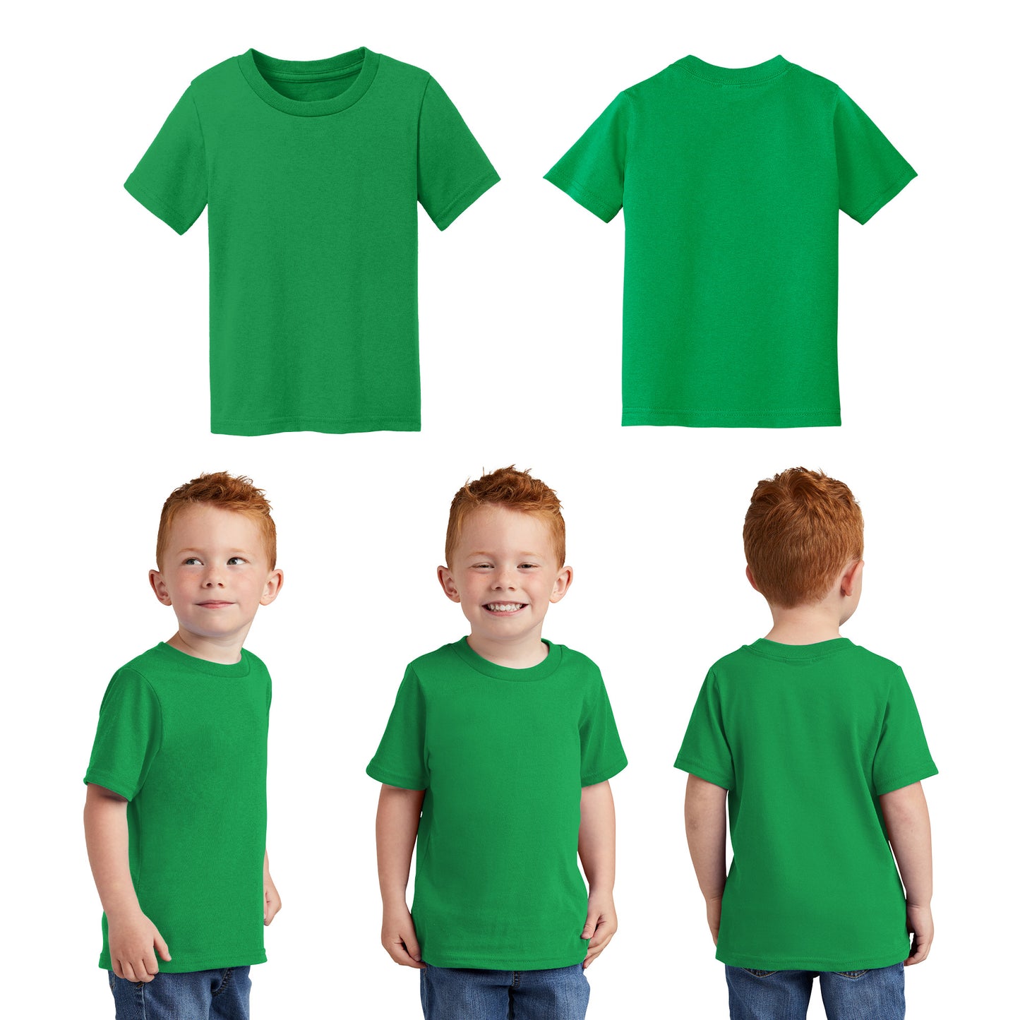 Unisex Toddler Core Cotton Tee - 100% Cotton Port & Company®-(CAR54T)