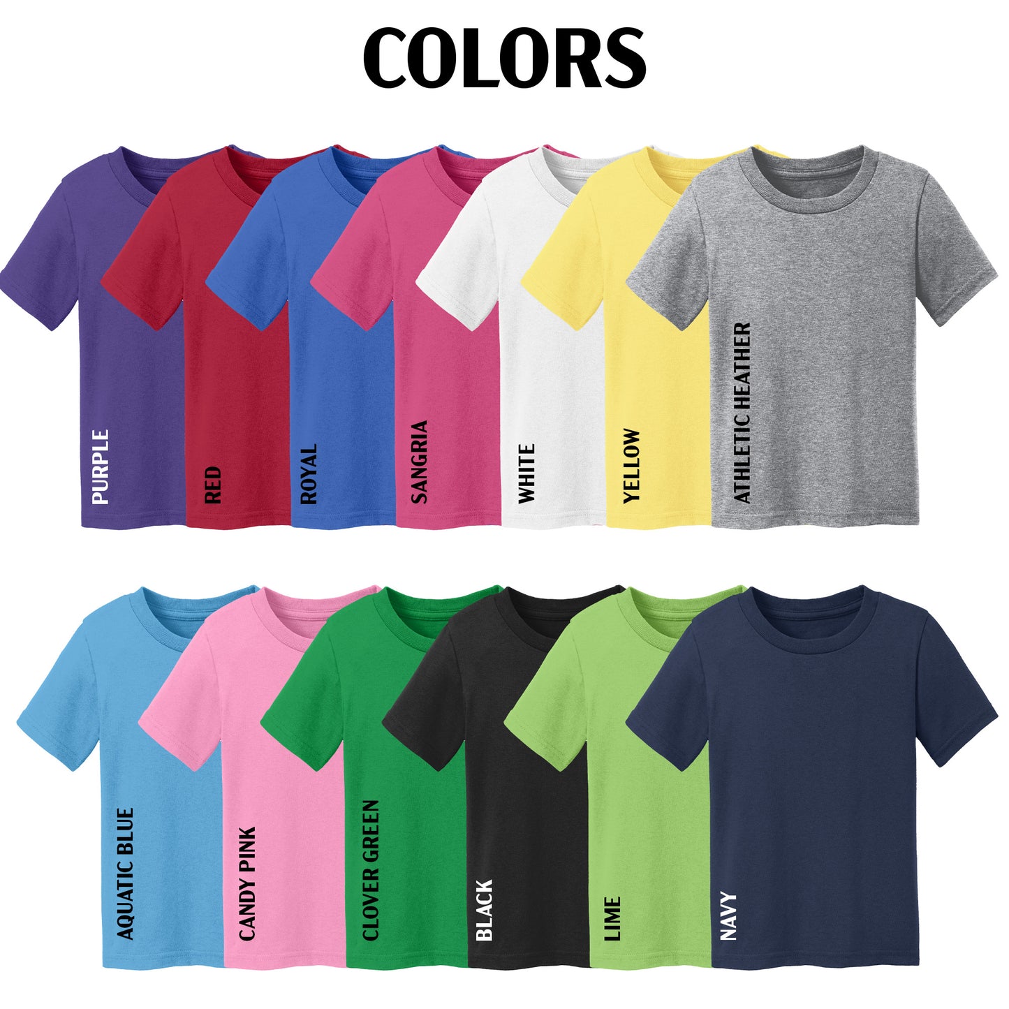 Unisex Toddler Core Cotton Tee - 100% Cotton Port & Company®-(CAR54T)