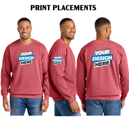 Custom Printed Comfort Colors ® Ring Spun Crewneck Sweatshirt (1566)