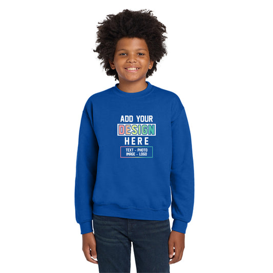 Unisex Youth Heavy Blend™ Crewneck Sweatshirt - Gildan® (18000B)