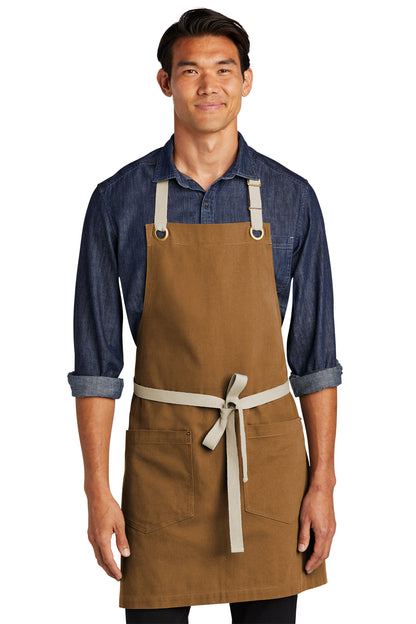 Custom Printed Canvas Full-Length Two-Pocket Apron Port Authority ® (A815)