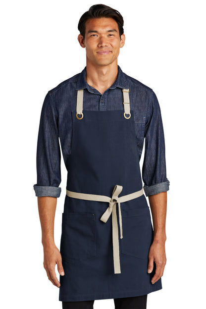 Custom Printed Canvas Full-Length Two-Pocket Apron Port Authority ® (A815)