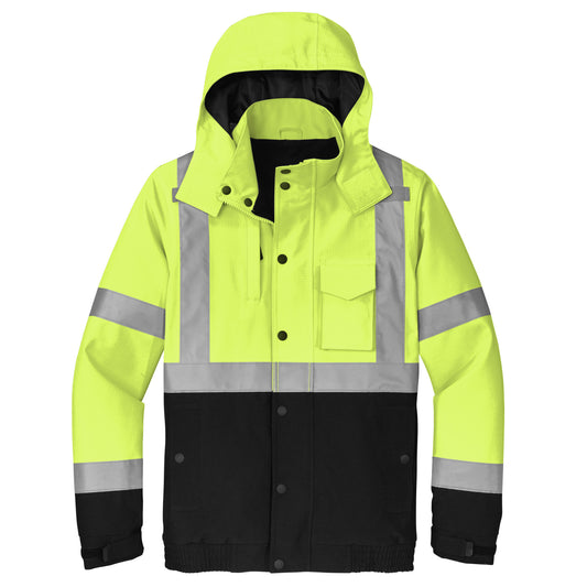 CornerStone® ANSI 107 Class 3 Waterproof Insulated Ripstop Bomber Jacket (CSJ501)