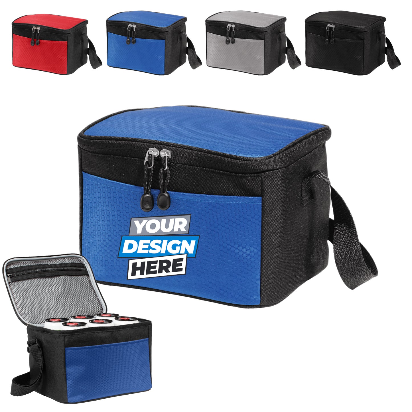 Custom Printed 6-Can Cube CoolerPort Authority® (BG512)
