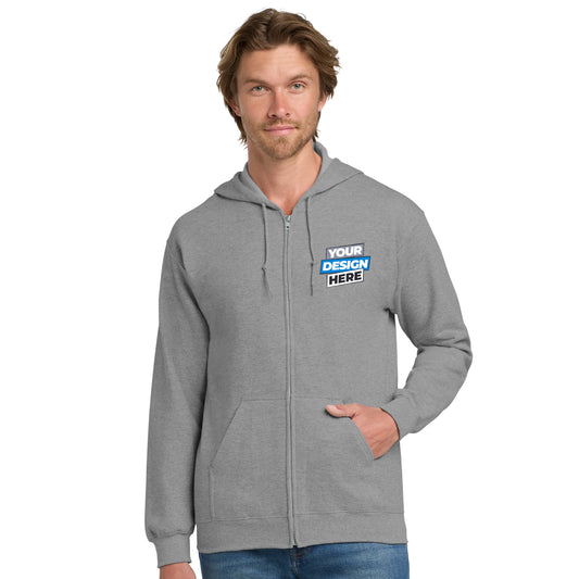 Unisex Heavy Blend™ Full-Zip Hooded Sweatshirt - Gildan (18600)