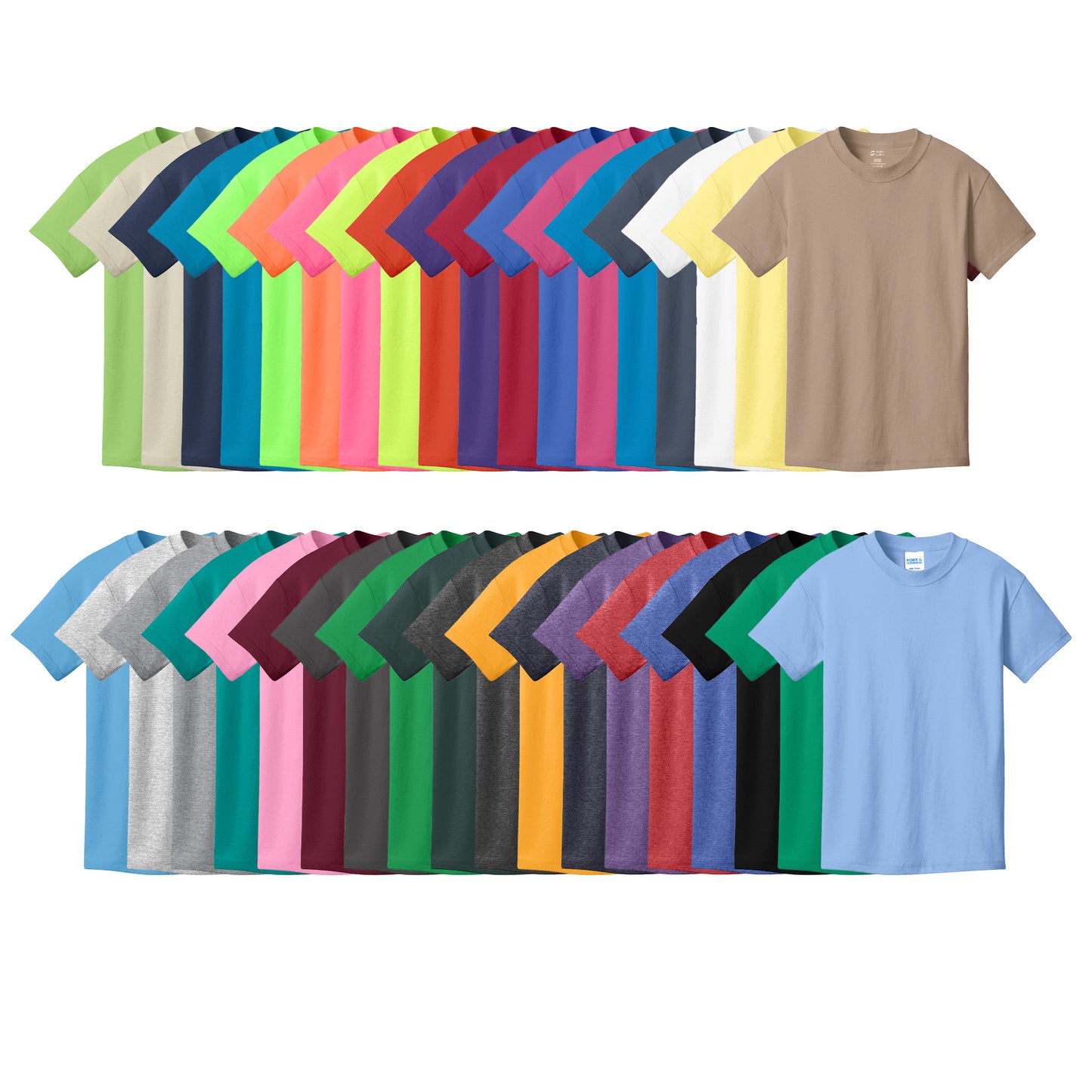 Unisex Youth Core Cotton Tee - 100% Cotton Port & Company® (PC54Y)