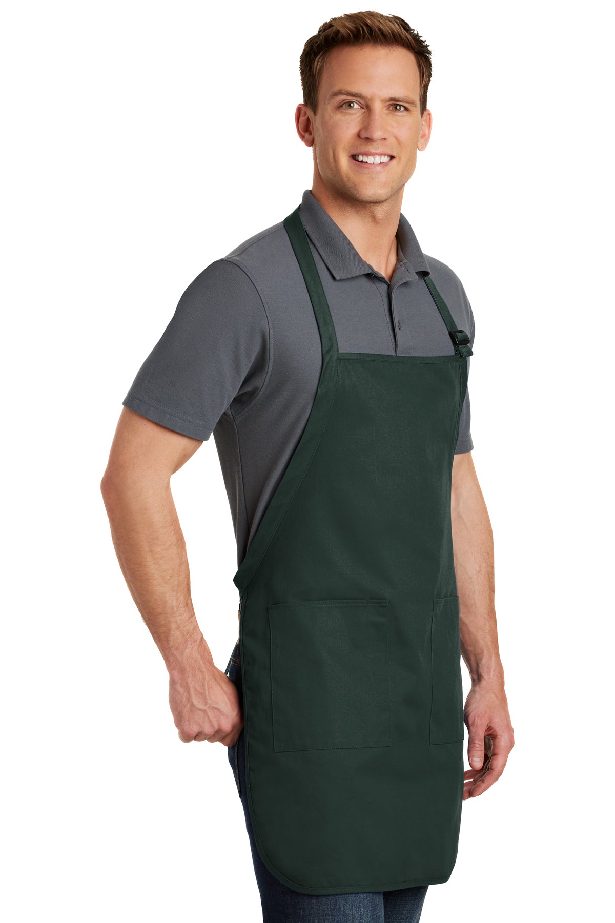 Custom Printed Full-Length Apron with Pockets Port Authority ® (A500)