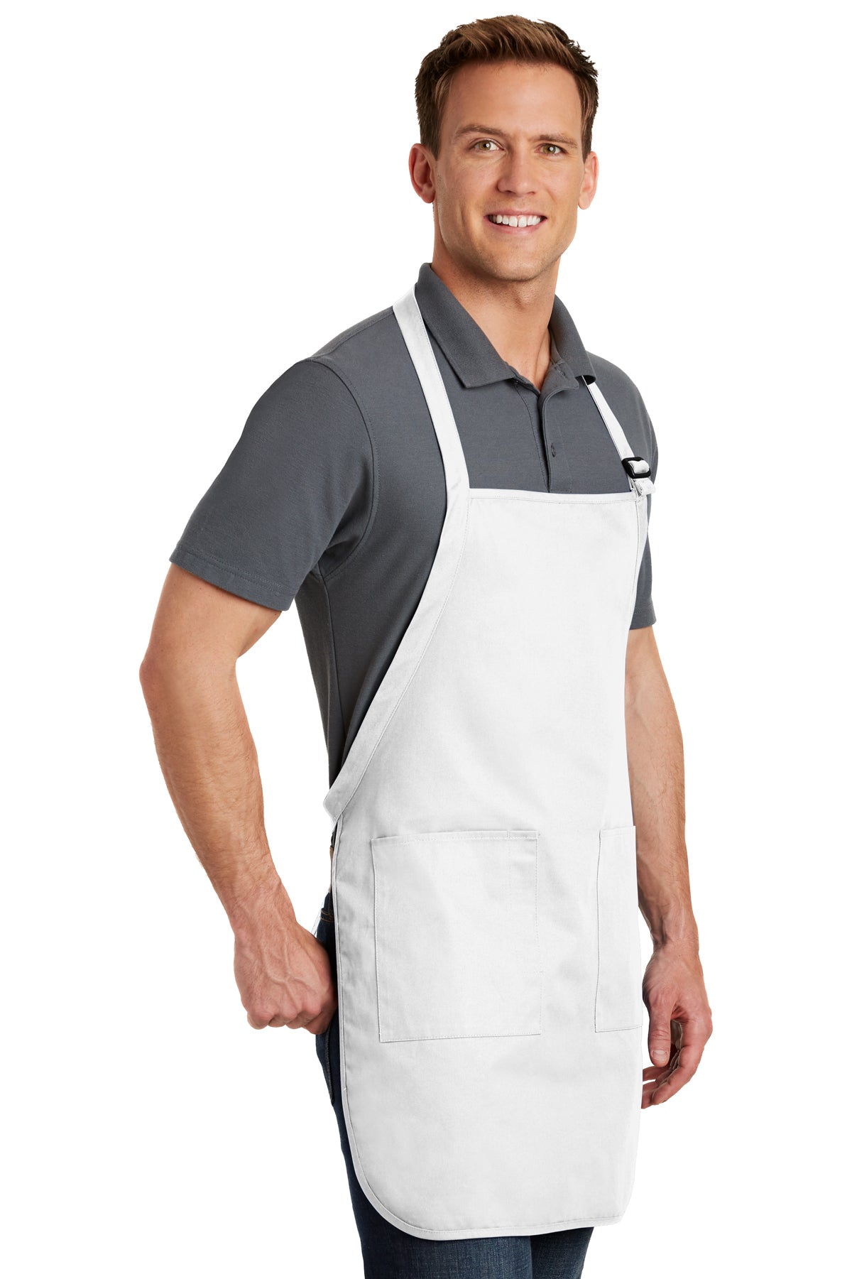 Custom Printed Full-Length Apron with Pockets Port Authority ® (A500)