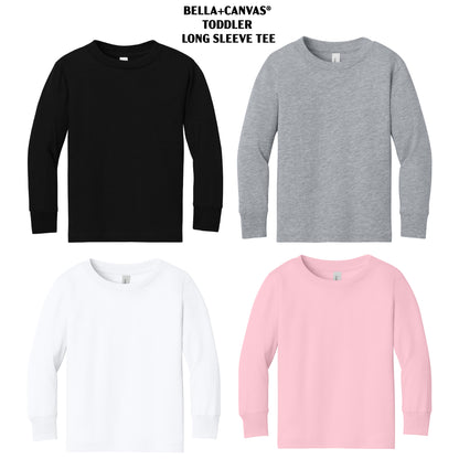 Unisex Toddler Jersey Long Sleeve Tee - BELLA + CANVAS (BC3501T)