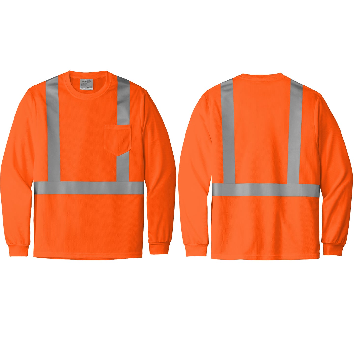 CornerStone® ANSI 107 Class 2 Mesh Long Sleeve Tee(CS201)