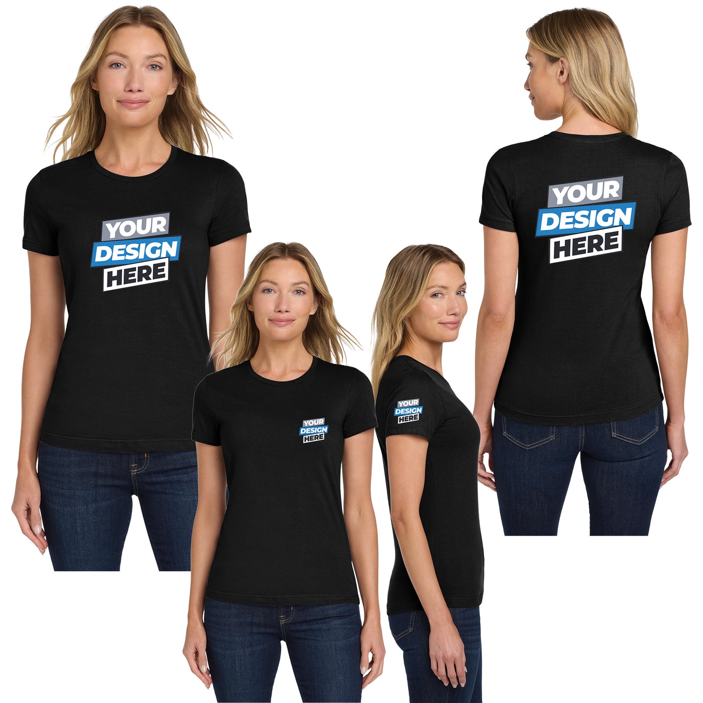 Women's Short Sleeve Tee 100% Cotton - Gildan Softstyle® (64000L)