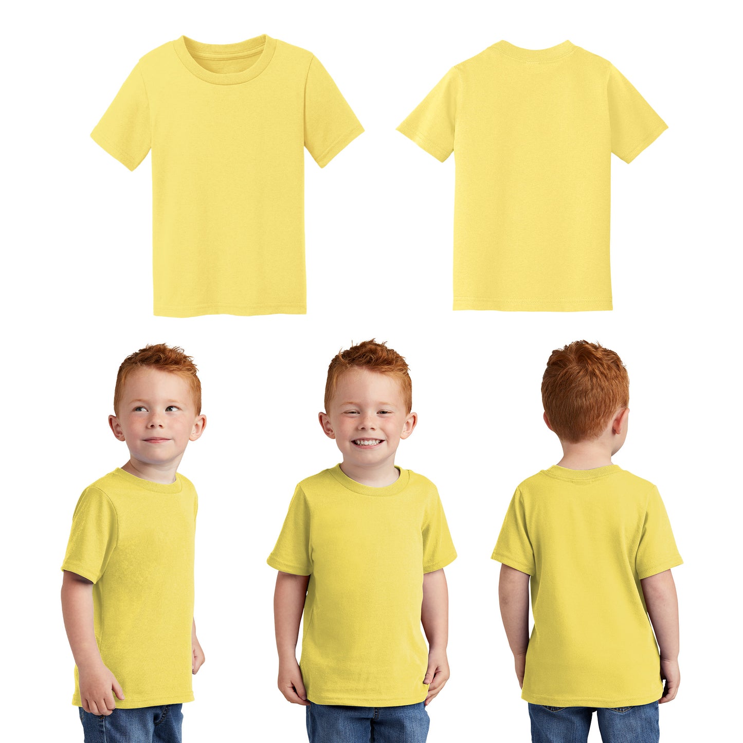Unisex Toddler Core Cotton Tee - 100% Cotton Port & Company®-(CAR54T)