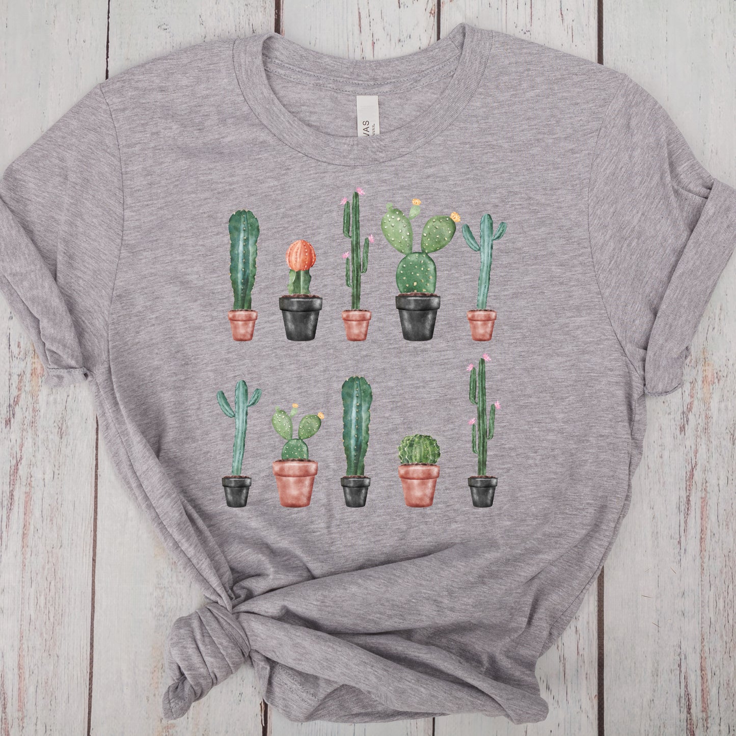 Cactus Garden Tee, Cute Cacti T-shirt, Desert Shirt, Cactus Plants, Cactus Shirt, Adventure Shirt, Arizona Shirt, Cactus Scene Shirt